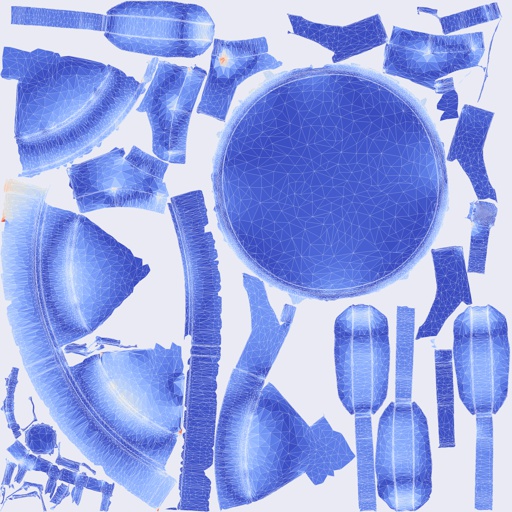 Per-face Area Distortion