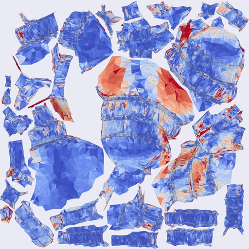 Per-face Angular Distortion